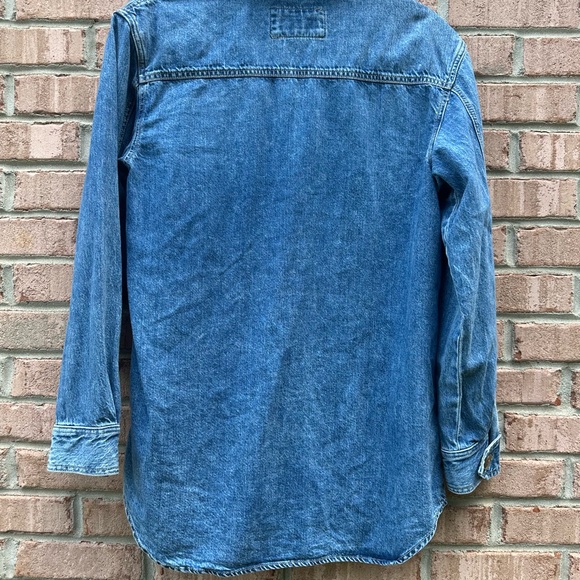 LOFT NWOT Denim Button-Up Jacket - Picture 6 of 7